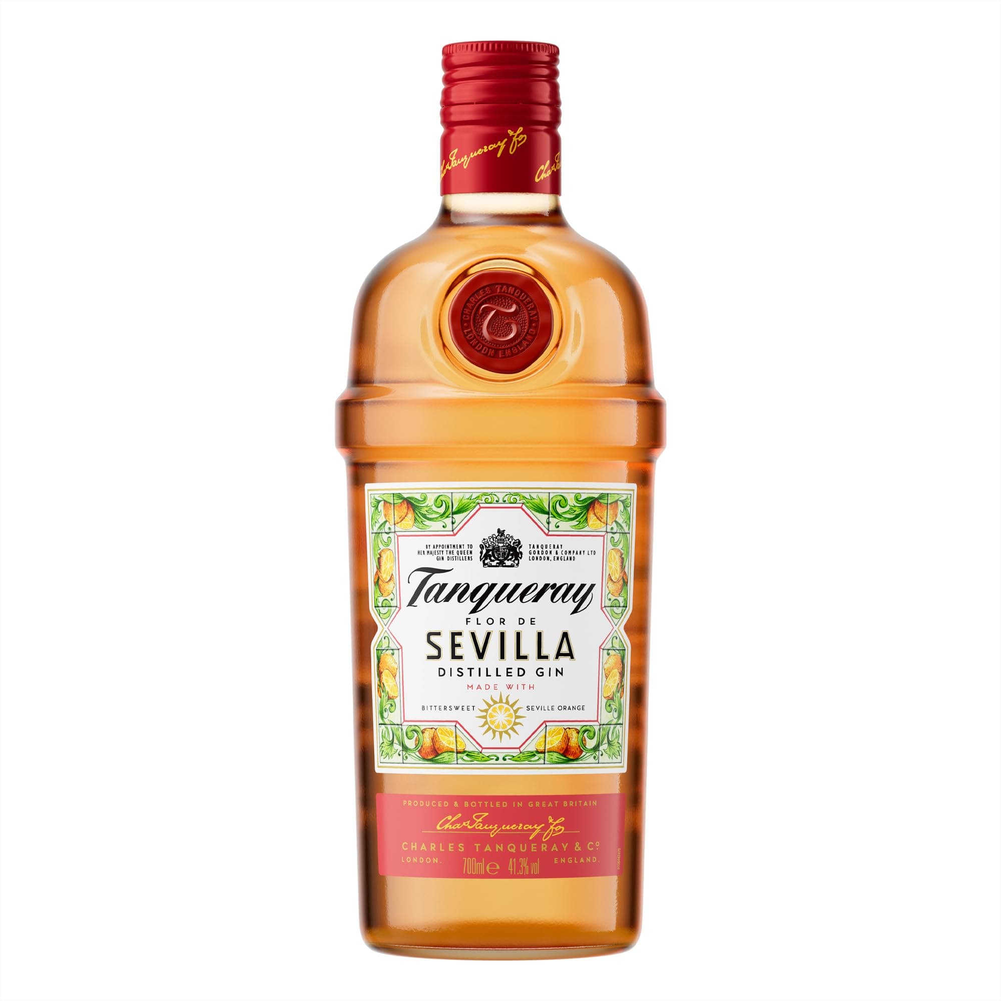 Tanqueray Flor de Sevilla Destillierter Gin mit Orangengeschmack 700ml