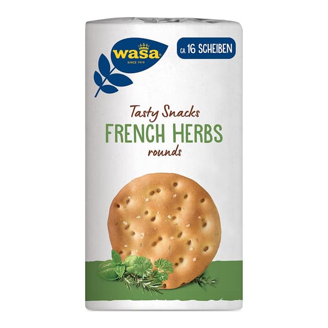 Angebot: Wasa Leckere Snacks Französische Kräuter Runden 8x 205g 🌿🥖