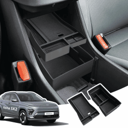 🚗 LANGBEAN Armlehne Aufbewahrungsbox für Hyundai Kona SX2 EV Electric 2024 2025 🚗