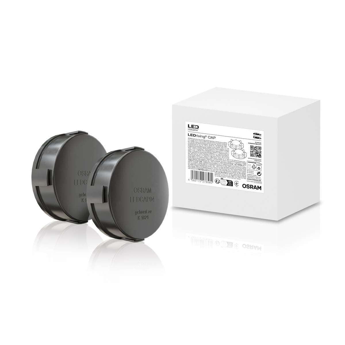 🌟 Super Deal: Osram LEDriving Cap 04 - Für H7 LED - 97,0mm - Satz à 2 Stück Kappen schwarz LEDCAP04