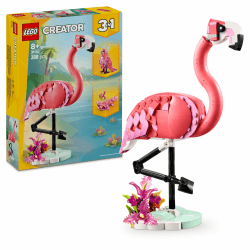 LEGO Creator 3in1 Wilde Tiere: Rosa Flamingo - Kreatives Spielzeug 🦩