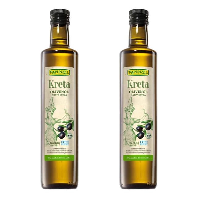 🌿🌿🌟 Angebot: Rapunzel - Olivenöl Kreta nativ extra - 500 ml - 2er Pack 🌟🌿🌿