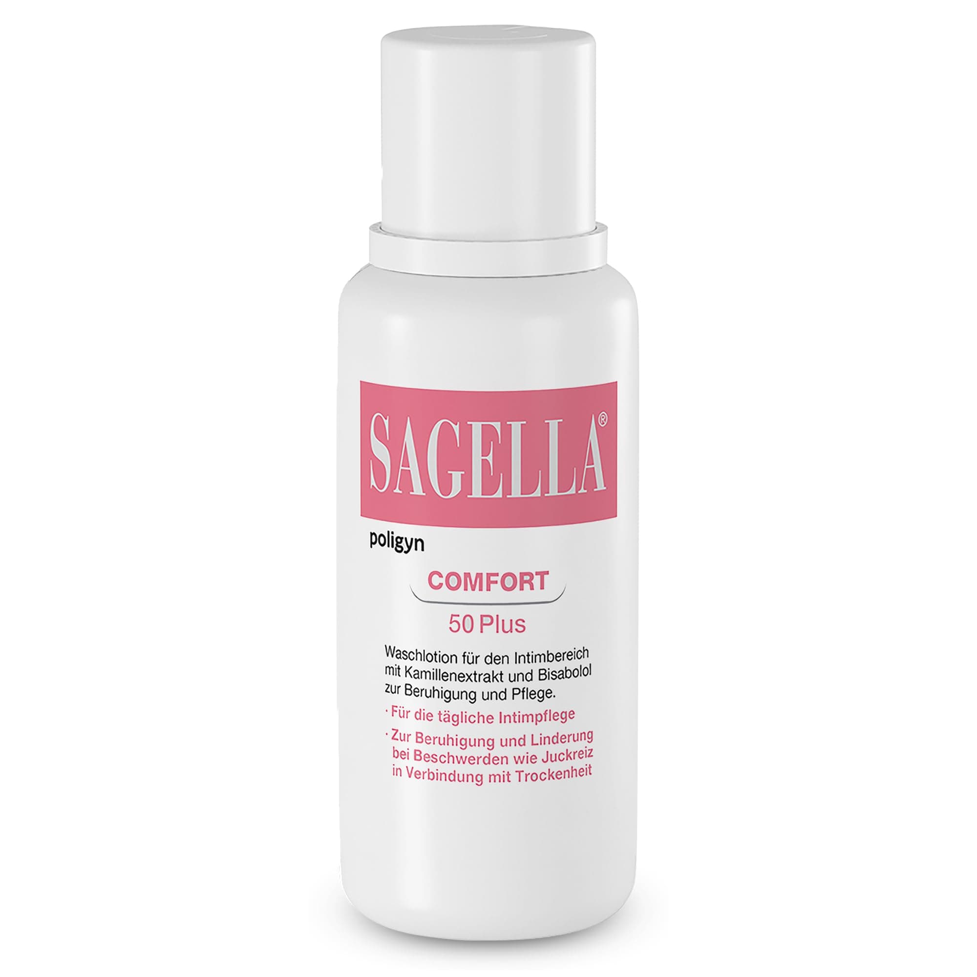 SAGELLA poligyn - Comfort 50 Plus: Intimwaschlotion mit Kamillenextrakt und Bisabolol
