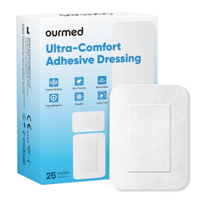 Sparen Sie 29% - Ourmed Sterile Wundpflaster 8 x 10 cm 🩹