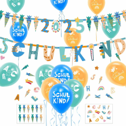 Einschulung Deko Set für Jungen 🎓🎈