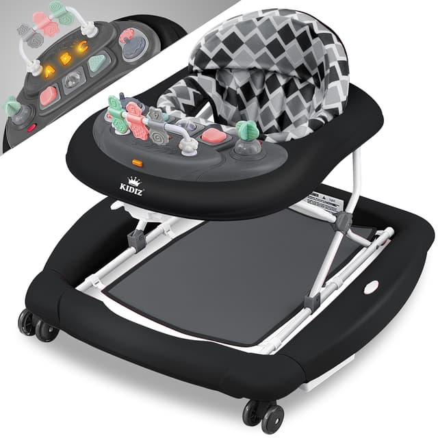 👶 KIDIZ® 4in1 Lauflernhilfe Babywalker Spiel- und Lauflernwagen 🚶‍♂️🎶🎲