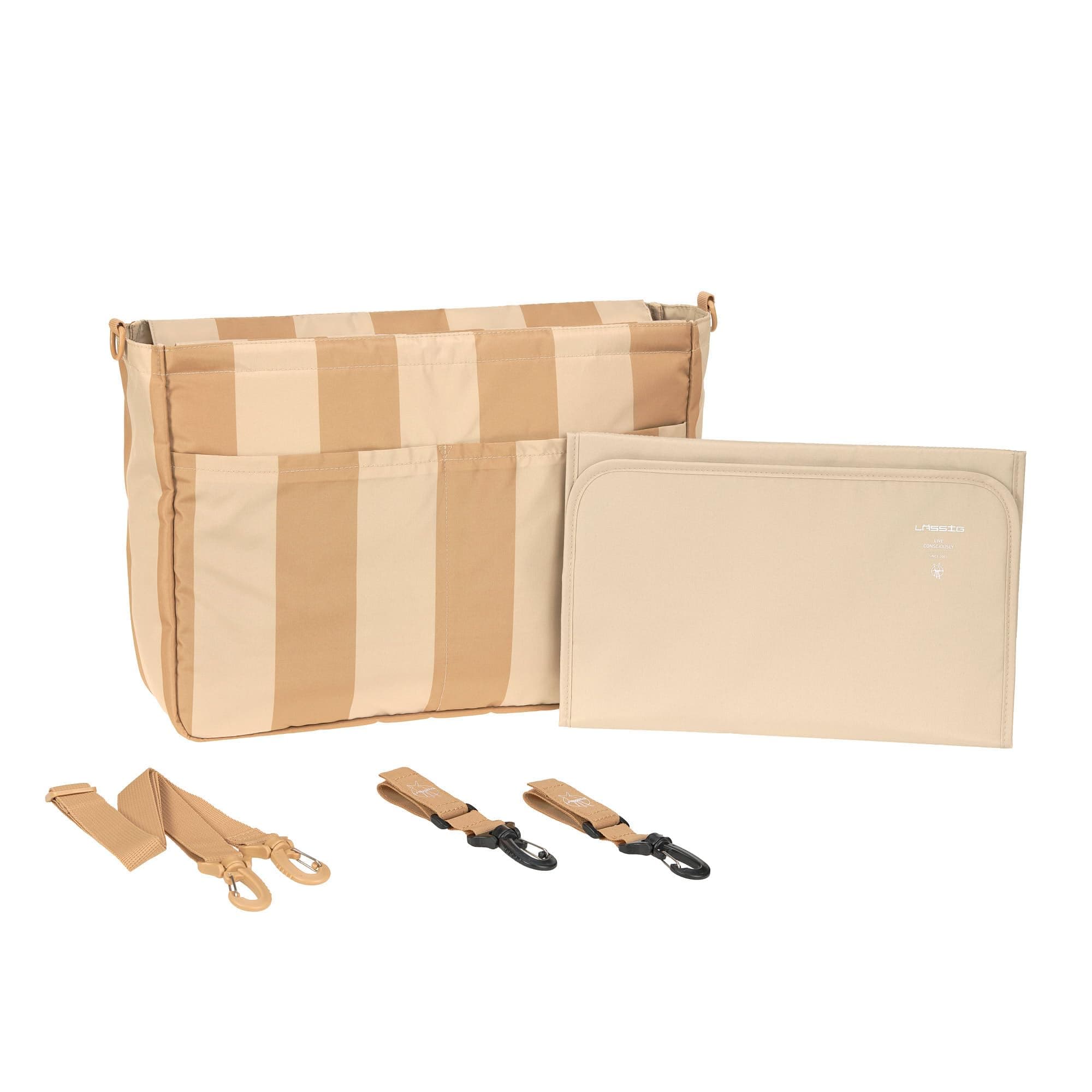 👶 LÄSSIG Baby Kinderwagenorganizer Taschenorganizer inkl. Kinderwagenbefestigung 🛍️