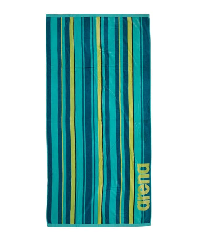 🌊🏖️ ARENA Multistripes II Strand Handtuch NS Water-soft_green-blue_cosmo 🌴🌞