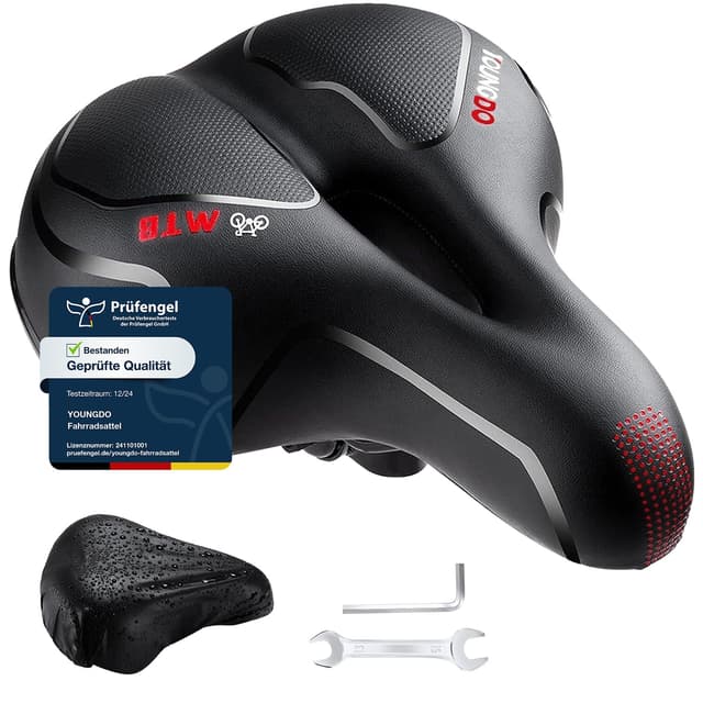YOUNGDO Fahrradsattel mit Gel, weicher und komfortabler Sitz 🚴