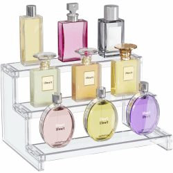 Lifewit 3-stufiger Klarer Display Ständer 🌟 Parfüm Organizer & Regal 🌸 Make-up Aufbewahrung