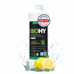 BiOHY Bodenreiniger für Wischroboter (1l Flasche) | Reinigungsmittel Konzentrat für alle Wisch & Saugroboter mit Nass-Funktion 🌿