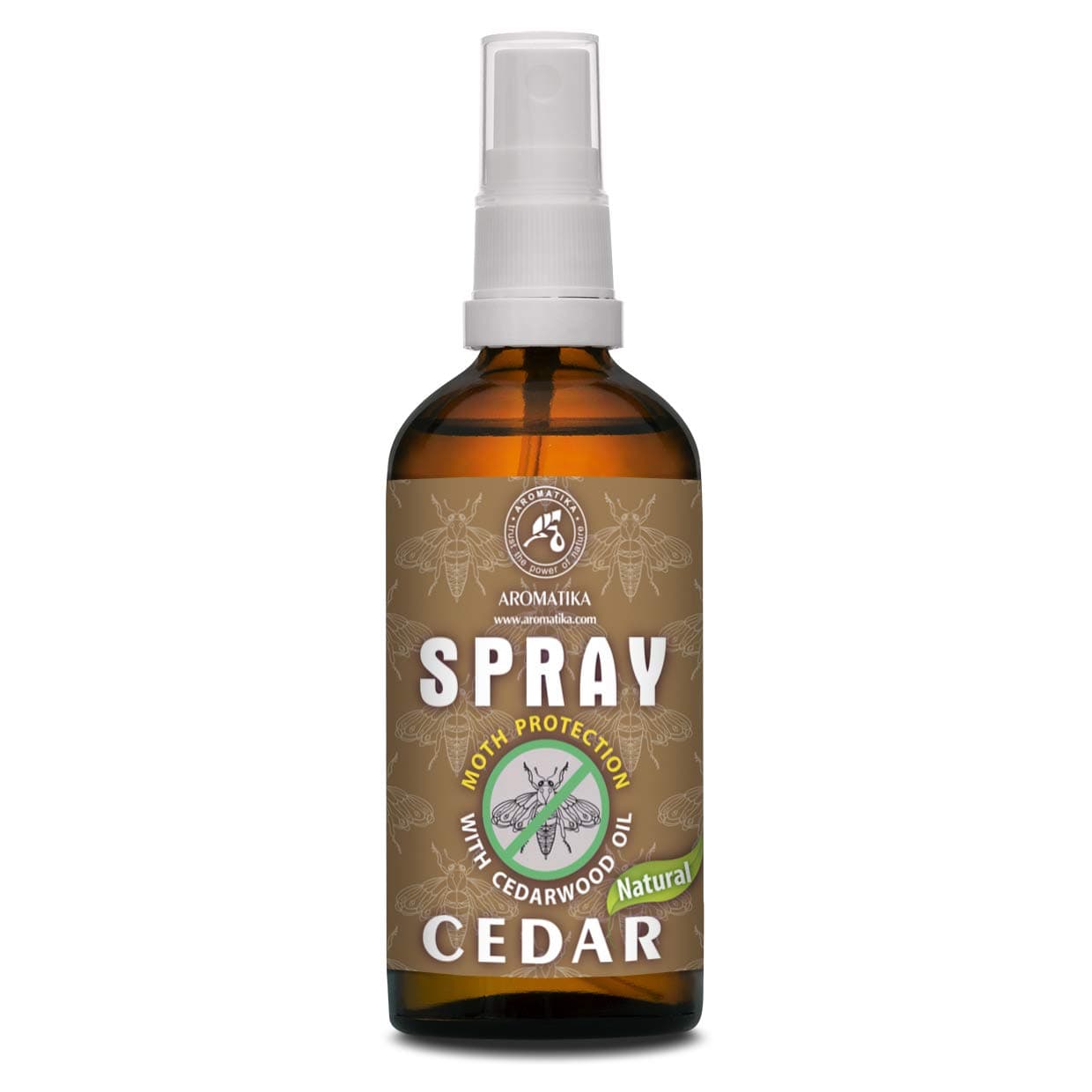 🌲🍋 Mottenspray 100ml mit Zedernholzöl und Zitroneöl - Natürlicher Mottenschutz