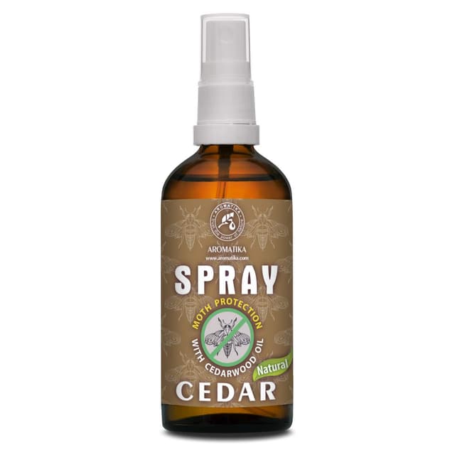 🌲🍋 Mottenspray 100ml mit Zedernholzöl und Zitroneöl - Natürlicher Mottenschutz