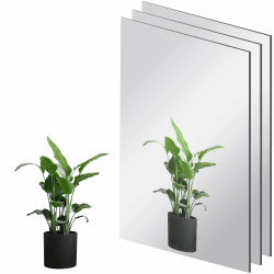 🌟 Tolles Angebot! XiaoLidm 3 Stück 40 x 30 cm Selbstklebende Fliesenspiegel Spiegel 🪞