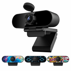 📸 Smilodon 1080P HD Webcam, Pro, mit 110° Weitwinkel, Sichtschutz Abdeckung, Stativ