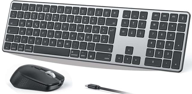 OMOTON Tastatur Maus Set Kabellose für MacBook 🖥️🖱️