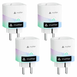 🔌🌞 Meross Matter WLAN Steckdose mit Stromverbrauch, 16A Smart Steckdose für Balkonkraftwerk