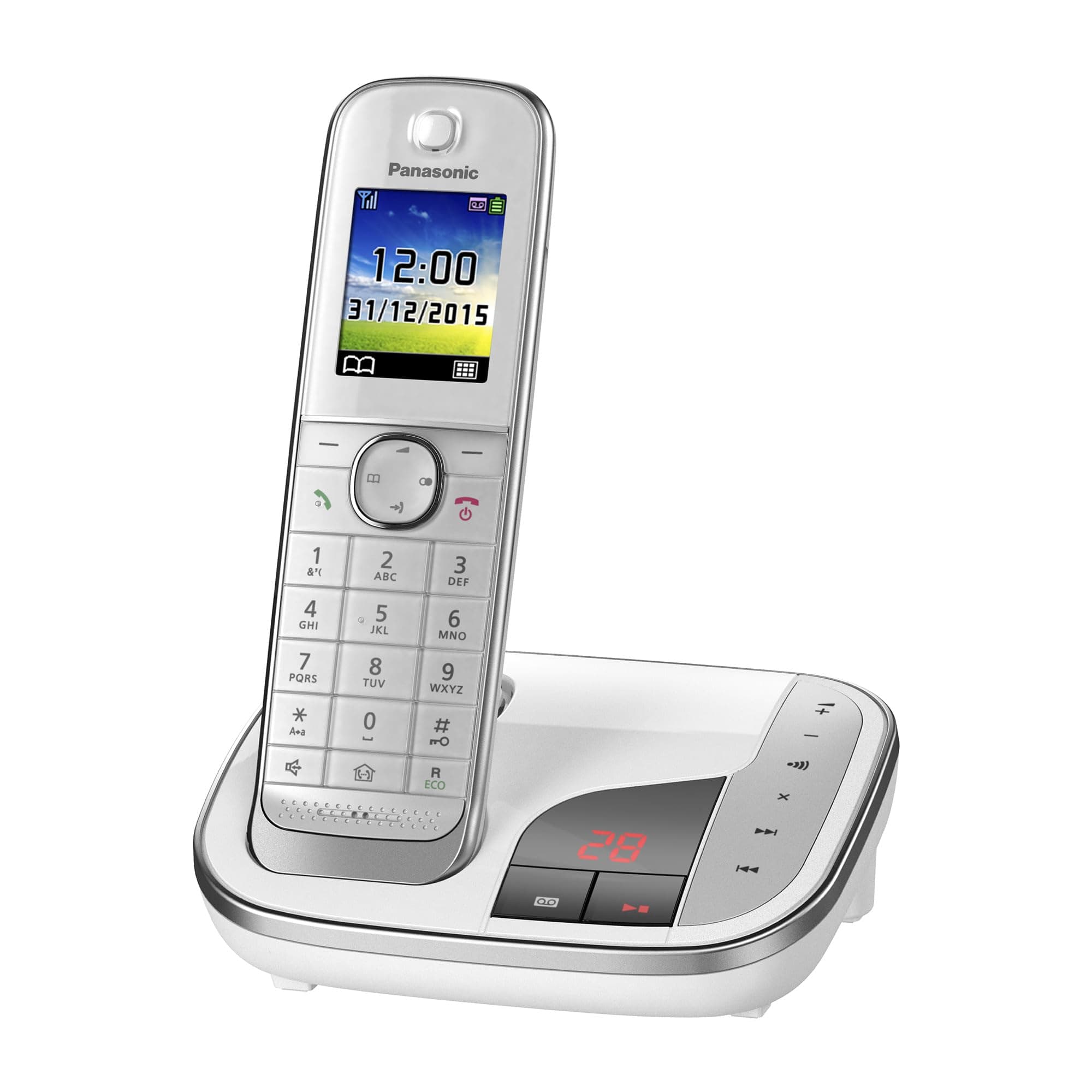 Panasonic KX-TGJ320GW Schnurlostelefon mit Anrufbeantworter 📞📟