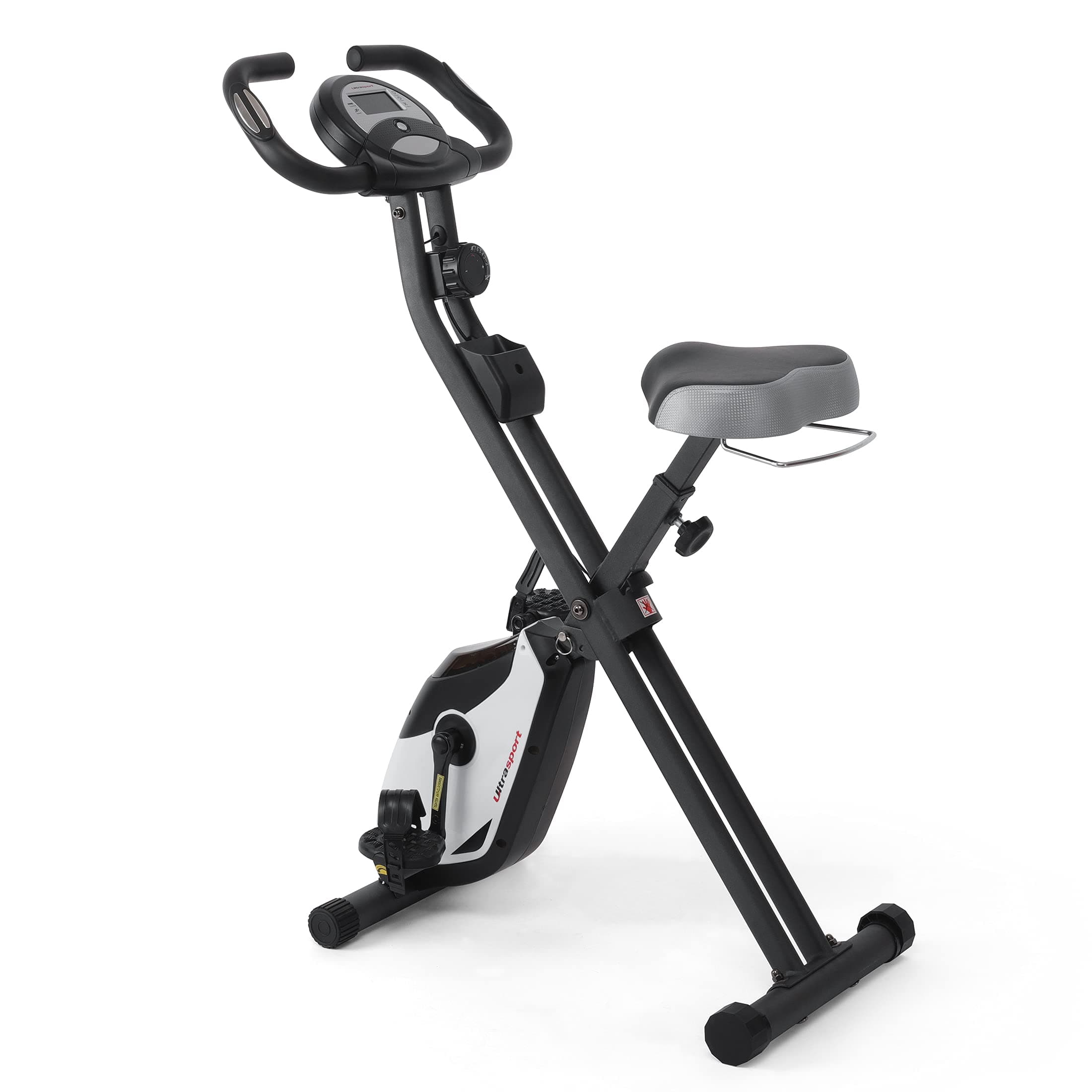 🚴‍♂️ Ultrasport F-Bike 150/200 Heimtrainer - 8 Widerstandsstufen - LCD Display - Faltbar - Matt Schwarz 🚴‍♀️