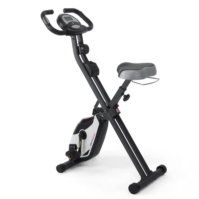 🚴‍♂️ Ultrasport F-Bike 150/200 Heimtrainer - 8 Widerstandsstufen - LCD Display - Faltbar - Matt Schwarz 🚴‍♀️
