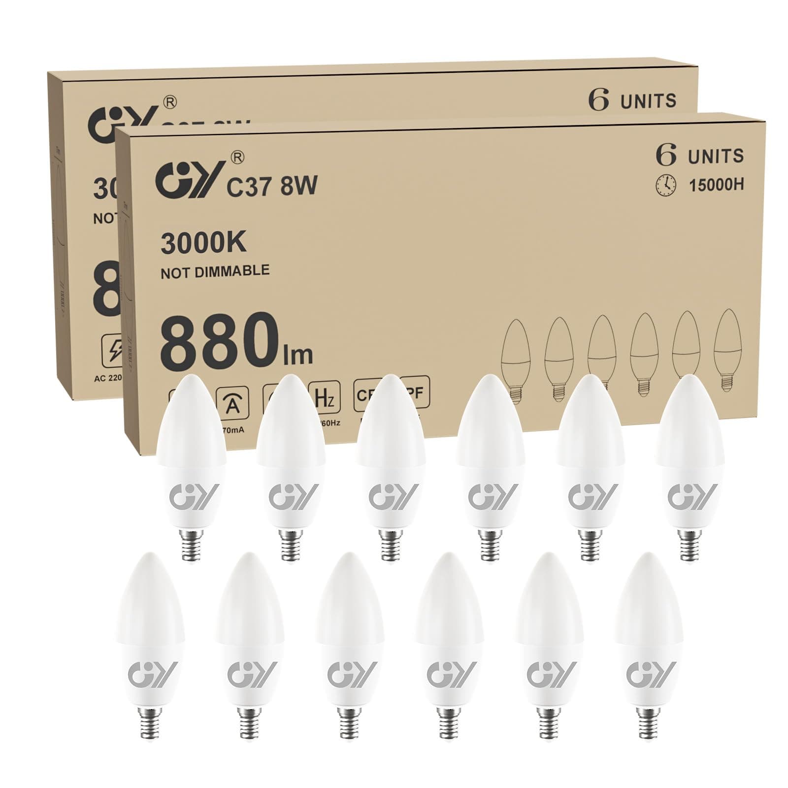 12er E14 LED Ultrahelle Energiespar Glühbirne - Deal des Tages! 💡