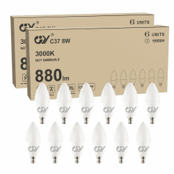12er E14 LED Ultrahelle Energiespar Glühbirne - Deal des Tages! 💡