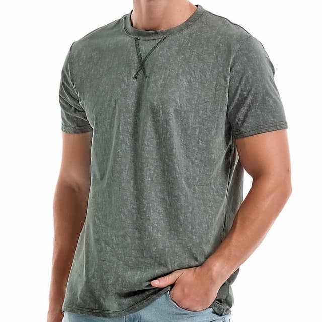 👕 RONOMO Herren T-Shirt Basic mit V-Ausschnitt 👕