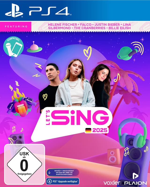 🎤🎮 Let's Sing 2025 German Version (Playstation 4) - 50% Rabatt!