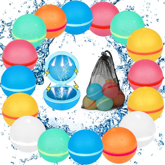 🌊🎈 Generisch Wiederverwendbare Wasserbomben - Sommer Spaß für Kinder 🏖️💦