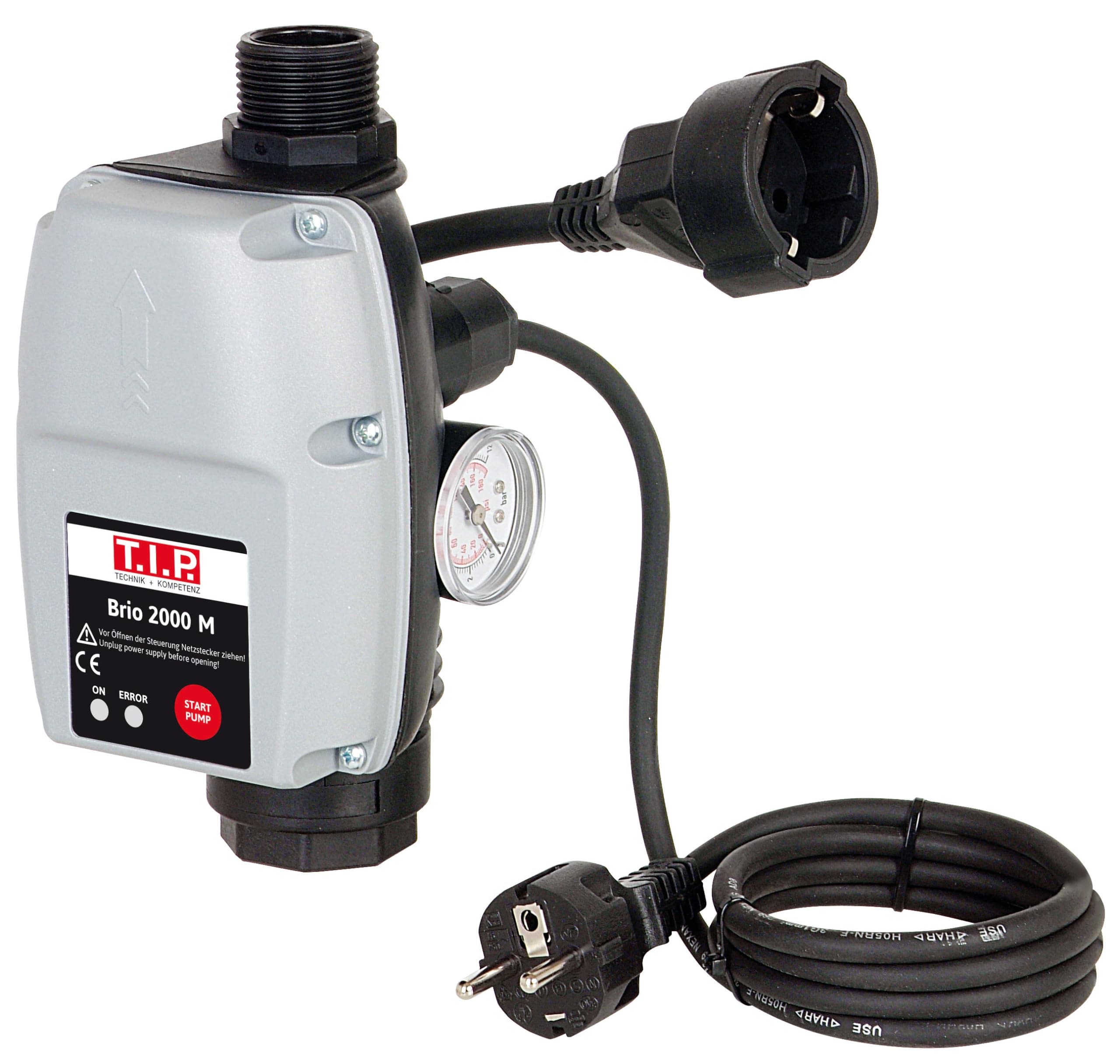 🌊 T.I.P. Elektronische Pumpensteuerung - Druckschalter BRIO 2000 M, 30241 🚿