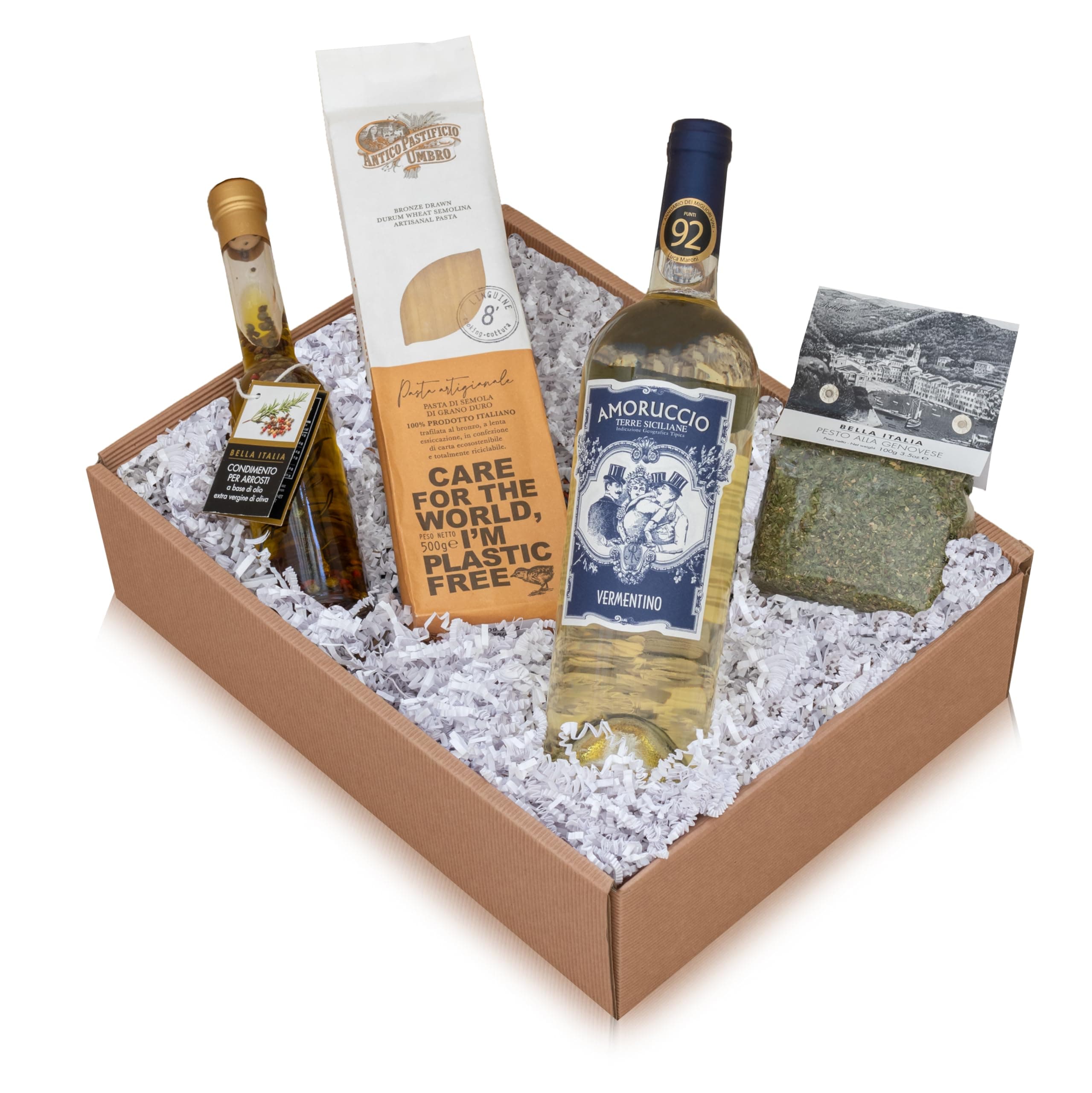 🍷🍝 The Wine Guys Geschenkset La Dolce Vita Italien: Wein- und Pasta-Erlebnis-Geschenkset 0.75 L - Angebot!