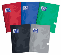 📒🎨 Oxford Notizbuch Kladde A5 - 5er Packung Farbenmix