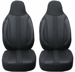 BREMER SITZBEZÜGE Maß Sitzbezüge Schonbezüge für Isuzu D-Max 2 MD504 MD504 - Schwarz 🚗