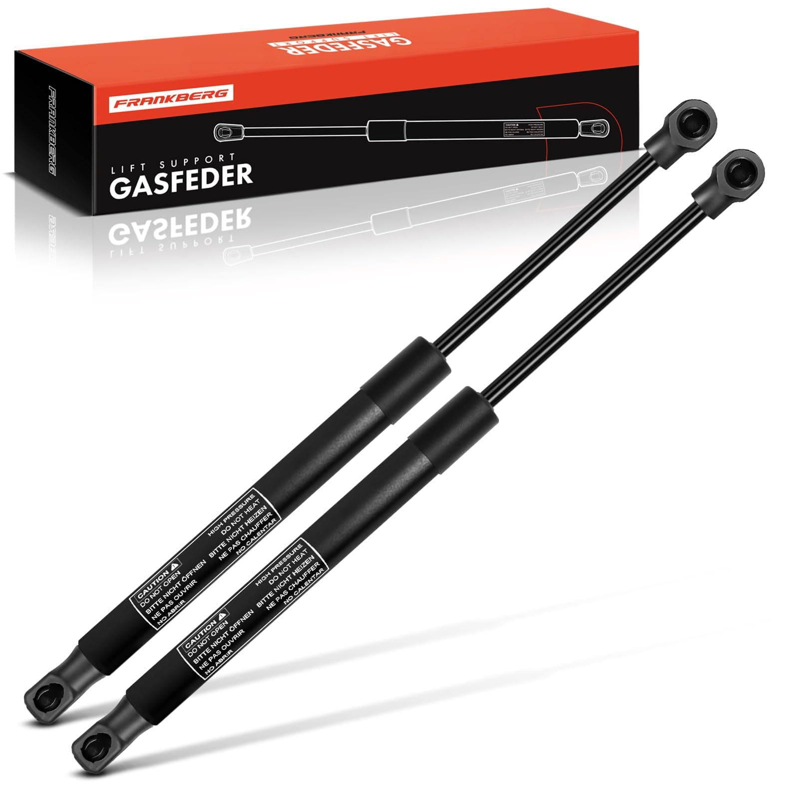 🔥 Super Deal! Frankberg 2x Gasfeder Dämpfer Heckklappe - Kompatibel mit C3 Picasso MPV 2009-2016