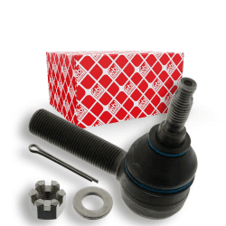 🔧 FeBi Bilstein 14122 Spurstangenendstück mit Kronenmutter, Splint und Unterlegscheibe, 1 Stück Vorderachse rechts 🚗