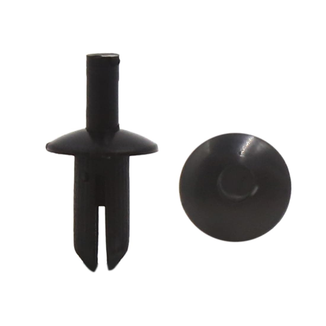 🔩🚗 Sourcing Map 40Stück 5mm Durchmesser Loch Schwarz Plastik Nieten Spritzenschutz Retainer Clips DE de Angebot!