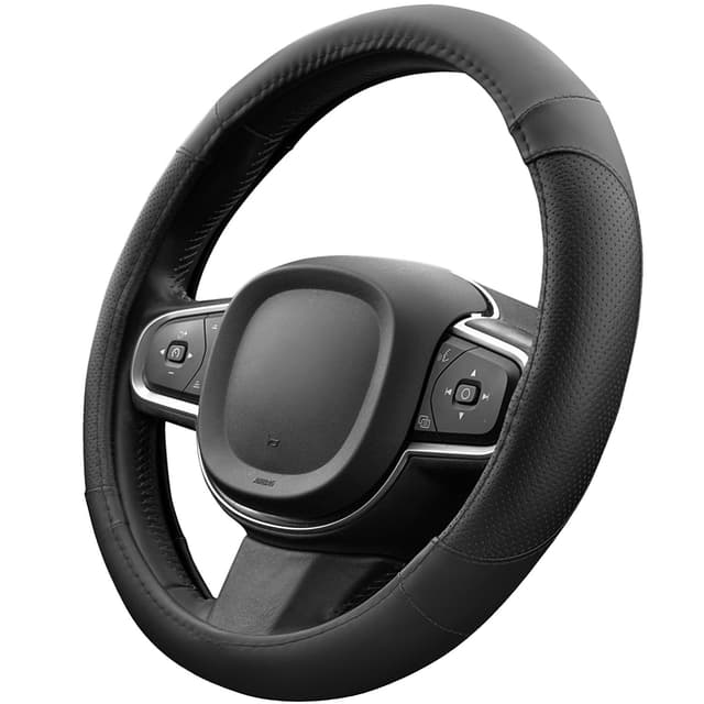 Upgrade4cars Lenkradbezug Leder-Optik Schwarz 🏆