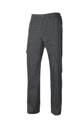 👨‍🍳🖤 VELILLA Unisex Pantalón De Cocina A Cuadros Multibolsillos XXL Schwarz Kariert Angebot! 🖤👨‍🍳