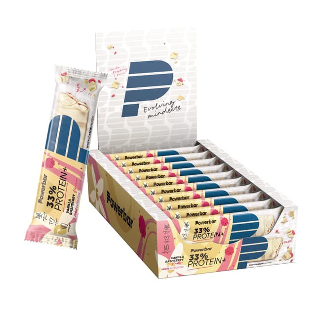 Powerbar - 33% Protein Plus - Vanille Himbeere - 10x90g 🏋️‍♂️