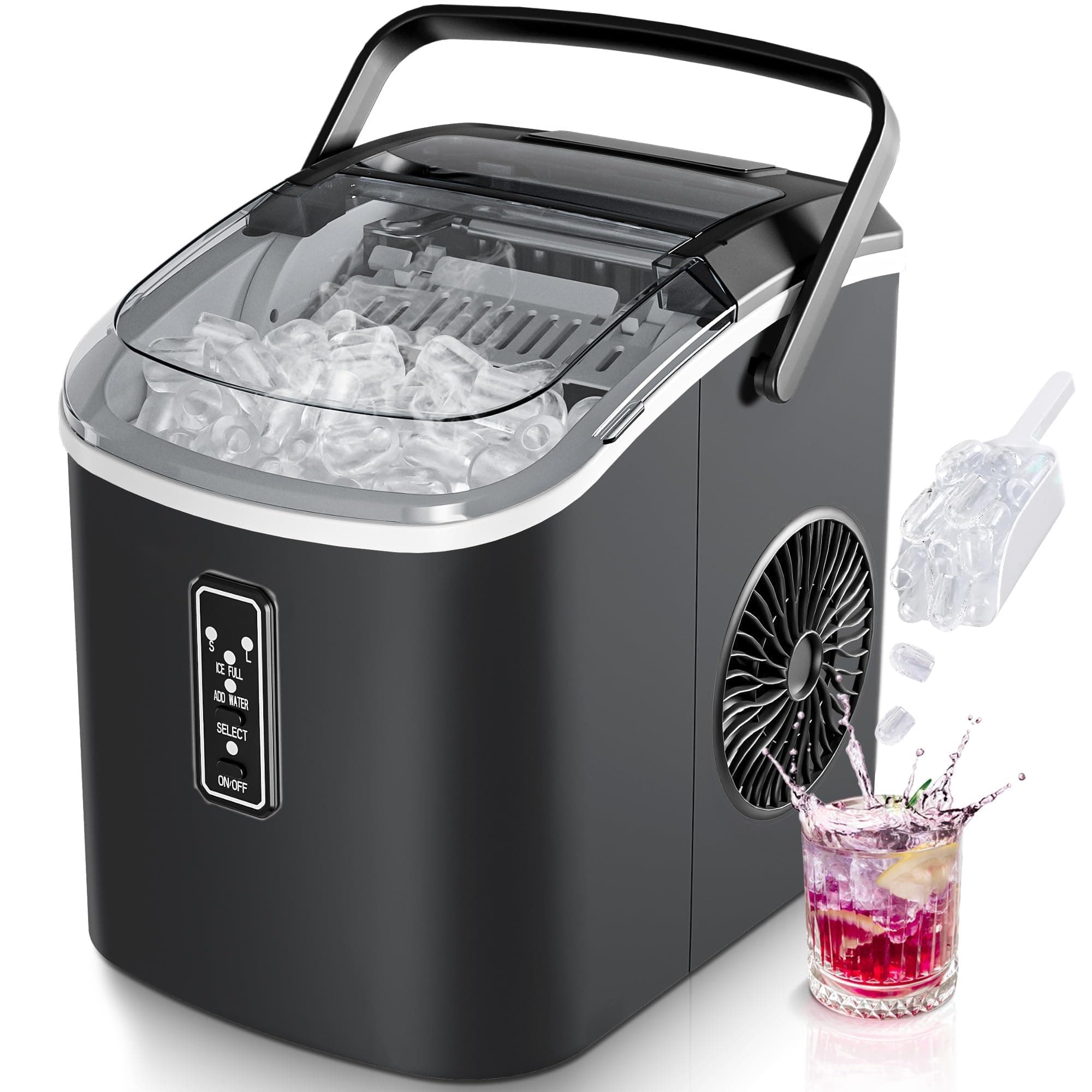 🧊 EUHOMY Eiswürfelmaschine Klein: 9 Würfel in 6 Minuten Bereit!