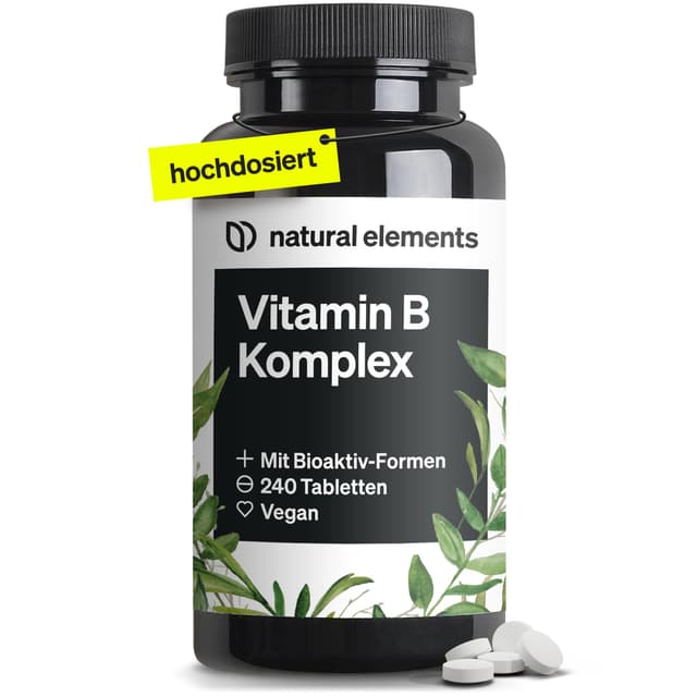 Vitamin B Komplex - 240 Tabletten 🌿💊🌟