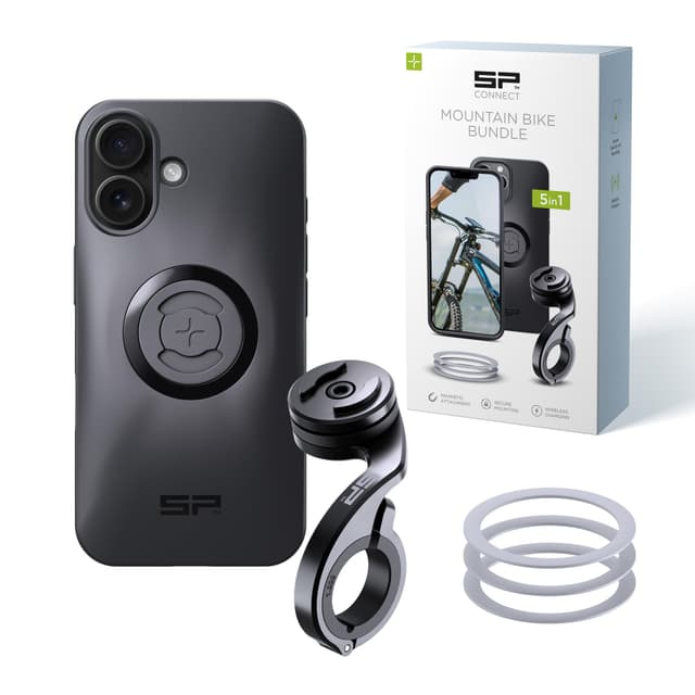 SP CONNECT Mountain Bike Bundle mit SPC+ für iPhone 16 | Mountainbike Handy Halterung 🚲