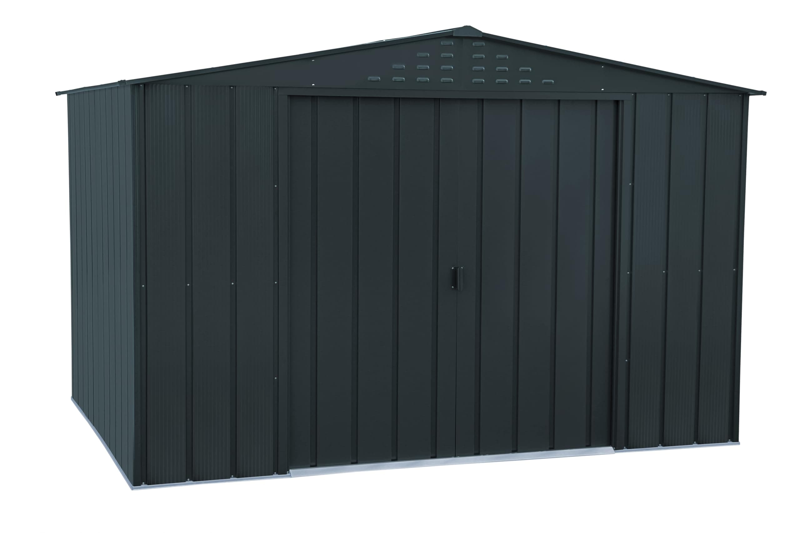 Duramax TOP 10 x 8 (7.28 m²) Metall Gerätehaus 🏡🔒 - Anthrazit