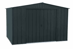 Duramax TOP 10 x 8 (7.28 m²) Metall Gerätehaus 🏡🔒 - Anthrazit
