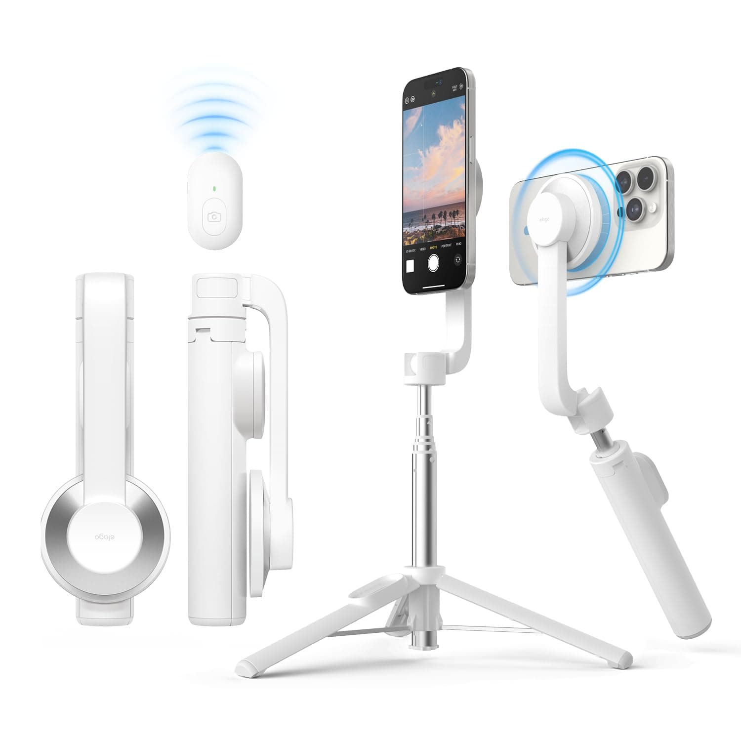 elago Magnetisches Selfie-Stick-Stativ für MagSafe-kompatible Geräte 📸