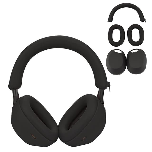 Adhiper WH-1000XM5 Ohrpolster-Schutzhülle 🎧 | Reißverschluss-Kopfbandschutz für Sony WH-1000XM5 Over-Ear-Kopfhörer