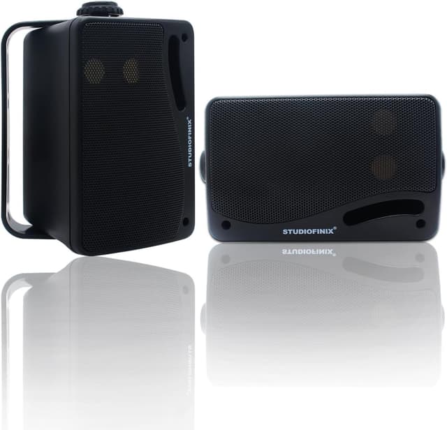 🔊 STUDIOFINIX wasserdichte Outdoor-Lautsprecher - 3,5 Zoll 3 Weg 200W