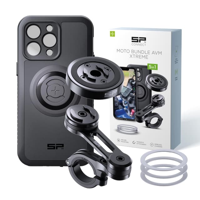 SP CONNECT Moto Bundle II AVM Xtreme | SPC+ | iPhone 14 Pro Max Handyhalter 🏍️