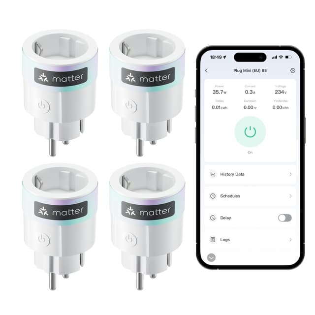 🔌🏡 SwitchBot Plug Mini Matter-fähig 4er Pack Deal!