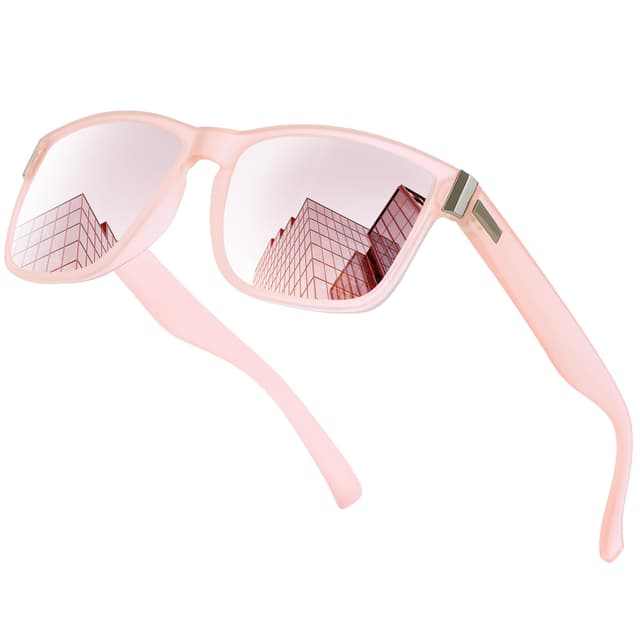 Perkanion Sonnenbrille Herren Polarisiert Sonnen Brille für Männer mit UV400 Sunglasses Men Polarisationsbrille Angeln Polar View Polbrille Autofahren Matt Rosa 😎🕶️